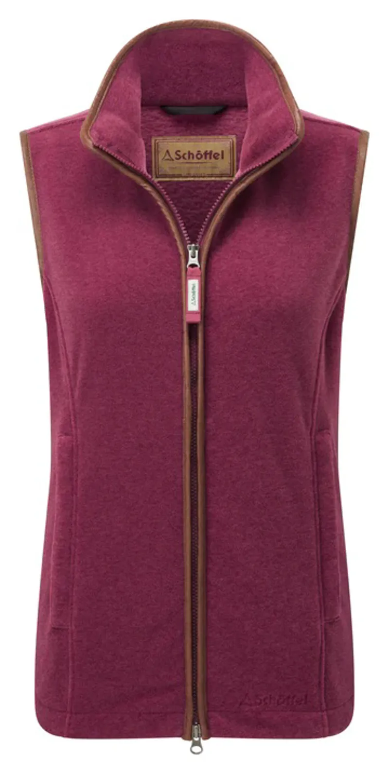 Schoffel Lyndon Fleece Gilet Mulberry